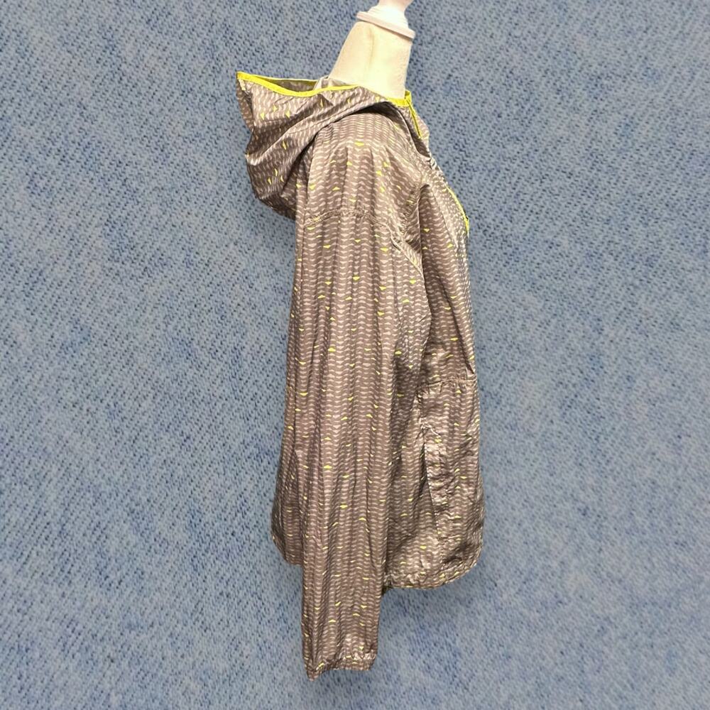 Columbia Women’s Gray Hooded Lightweight Rain Jacket - Size L - Picture 3 of 7